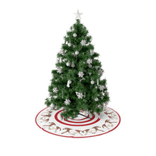 Load image into Gallery viewer, Christmas Tree Skirts - Horses on White
