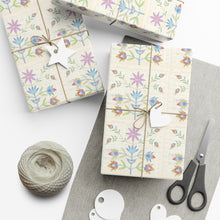 Load image into Gallery viewer, Gift Wrap Papers - Floral Ledger Art
