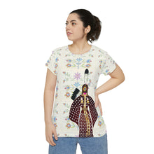 Load image into Gallery viewer, Collab Women&#39;s Short Sleeve Shirt (AOP)
