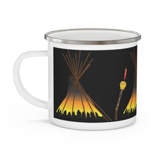 Load image into Gallery viewer, Enamel Camping Mug - NAC Black Background
