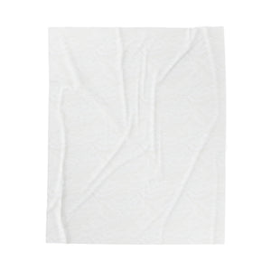 White Thunder Velveteen Plush Blanket