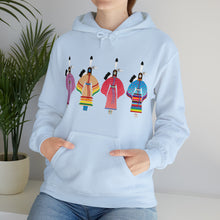 Load image into Gallery viewer, Hooded Sweatshirt / Ladies Northern Traditional Dancers/Comes in multiple colors
