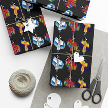 Load image into Gallery viewer, Gift Wrap Papers - Womens Fancy Dancer Powwow Dancer Angie Gillette Design
