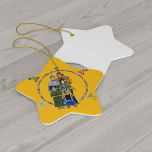 Ceramic Ornament, 4 Shapes