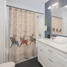 Load image into Gallery viewer, White Thunder Shower Curtains
