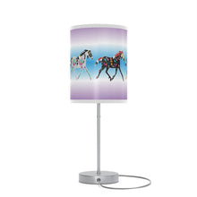 Load image into Gallery viewer, White Corn Wear Lamp on a Stand
