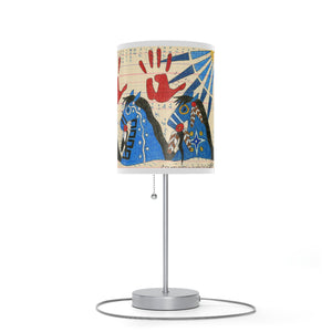 The Collab Lamp on a Stand