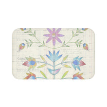 Load image into Gallery viewer, Unique Floral Artwork by Butch Thunderhawk Bath Mat
