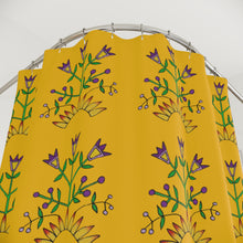 Load image into Gallery viewer, Floral Shower Curtain drawn by Butch Thunderhawk - Midwest Design
