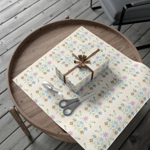 Gift Wrap Papers - Floral Ledger Art