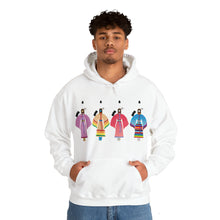 Load image into Gallery viewer, Hooded Sweatshirt / Ladies Northern Traditional Dancers/Comes in multiple colors

