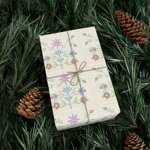 Gift Wrap Papers - Floral Ledger Art