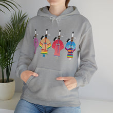 Load image into Gallery viewer, Hooded Sweatshirt / Ladies Northern Traditional Dancers/Comes in multiple colors

