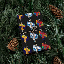 Load image into Gallery viewer, Gift Wrap Papers - Womens Fancy Dancer Powwow Dancer Angie Gillette Design
