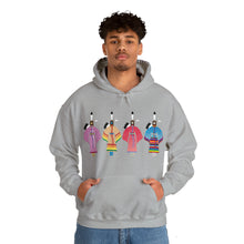 Load image into Gallery viewer, Hooded Sweatshirt / Ladies Northern Traditional Dancers/Comes in multiple colors
