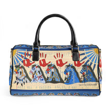 Load image into Gallery viewer, Ancient Egyptian Art Faux Leather Travel Bag

