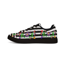 Load image into Gallery viewer, Women's Low-Top Leather Sneakers – Native Ledger Floral
