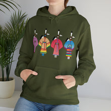Load image into Gallery viewer, Hooded Sweatshirt / Ladies Northern Traditional Dancers/Comes in multiple colors
