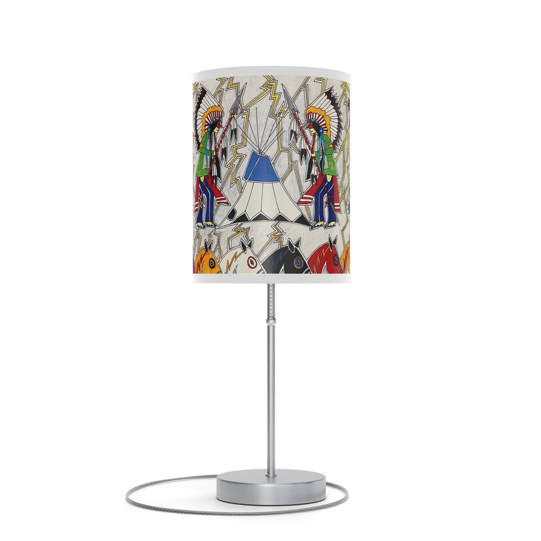 The Collab Lamp on a Stand