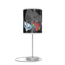 Load image into Gallery viewer, White Corn Wear Lamp on a Stand
