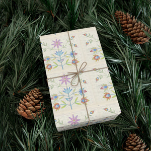 Gift Wrap Papers - Floral Ledger Art