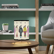 Load image into Gallery viewer, White Corn Wear Tripod Lamp with High-Res Printed Shade, US\CA plug
