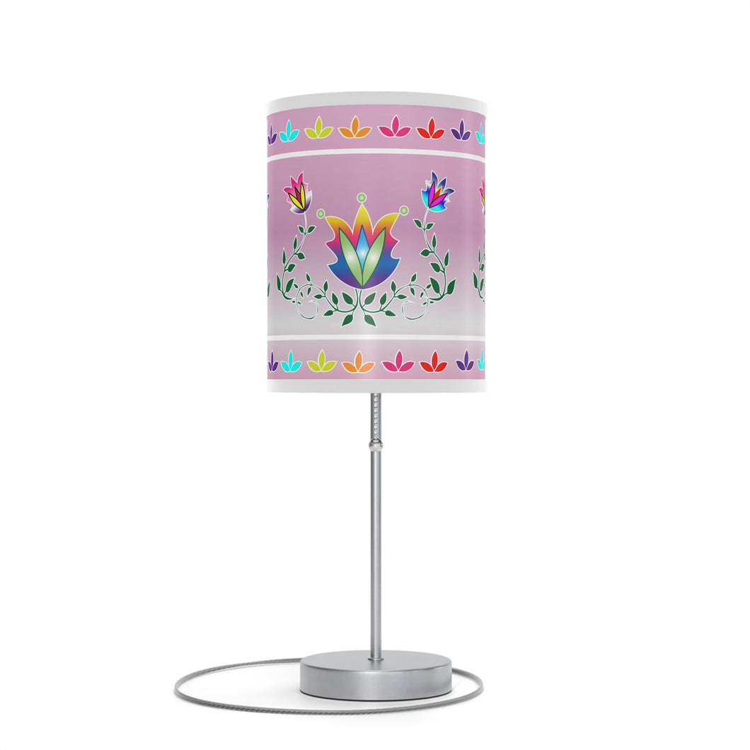 White Corn wear Lamp on a Stand