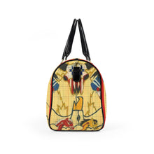 Load image into Gallery viewer, Western Cowboy Faux Leather Travel Bag - Butch Thunderhawk Artwork
