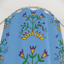 Load image into Gallery viewer, Shower Curtain - Unique Midwest floral drawn by Butch Thunderhawk
