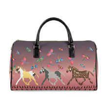 Load image into Gallery viewer, Faux Leather Travel Bag - Designed by Angela Gillette
