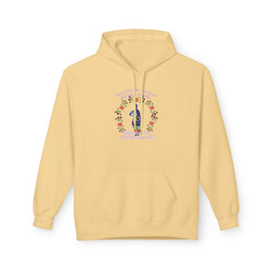 Botanical Bliss Hoodie, Floral Art Pullover, Cozy Fall Sweatshirt, Gift for Nature Lovers, Relaxed Casual Wear