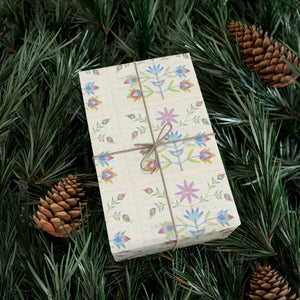 Gift Wrap Papers - Floral Ledger Art