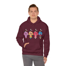 Load image into Gallery viewer, Hooded Sweatshirt / Ladies Northern Traditional Dancers/Comes in multiple colors
