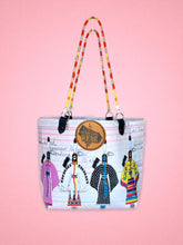 Load image into Gallery viewer, Custom Velvet Purse with custom lining and beaded handles
